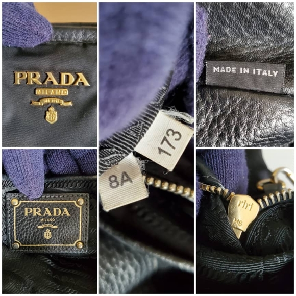 PRADA Tessuto Nylon Leather Satchel Bag - Picture 2 of 8